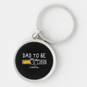 Papa wordt 2025 Papa est 2025 Papa wordt gepromove Sleutelhanger