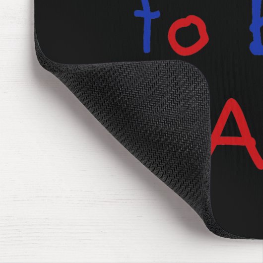 Papa wordt een primaire kleur muismat (Hoek)