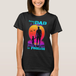 Papa zijn is een eer om een papa te zijn is zonder t-shirt