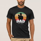 Papa Zonsondergang Silhouet Est T-shirt (Voorkant)