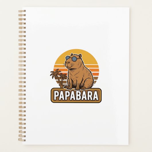 PAPABARA Conception vectorielle de papa capybara r (Devant)
