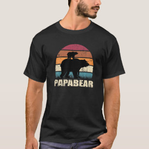 Papabeer Papa Beer Familie Baby Newborn Beer Papa T-shirt