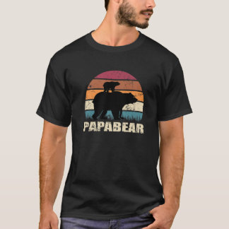 Papabeer Papa Beer Familie Baby Newborn Beer Papa T-shirt