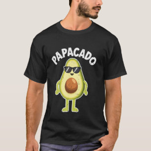 Papacado Shirt Mannen Avocado Toekomstige Vader Zw