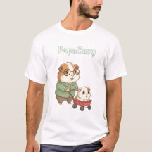 PapaCavy – Leuke papa cavia T-shirt voor Vaderdag