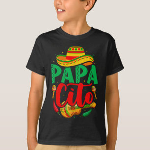Papacito Mamacita Cinco de Mayo Grappig Paar Match T-shirt
