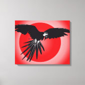 Papagei Ara Canvas Afdruk (Voorkant)