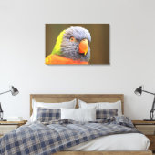 Papagei - Lori Canvas Afdruk (Insitu (Slaapkamer))