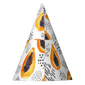 Papaja's: abstracte waterverf. feesthoedjes (Achterkant)