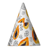 Papaja's: abstracte waterverf. feesthoedjes (Rechts)