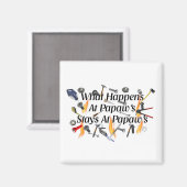 papaja's magneet (Voorkant / Achterkant)