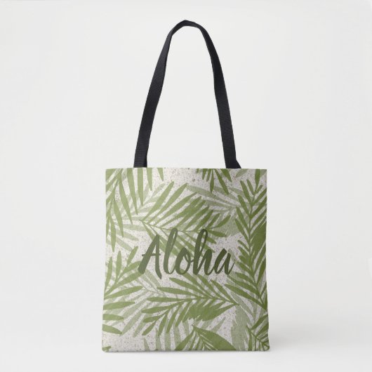 Papakolea Sandy Beach Palms Beach Bag Draagtas (Voorkant)