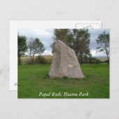 Papal Rock, carte postale de Heaton Park (Devant / Derrière)