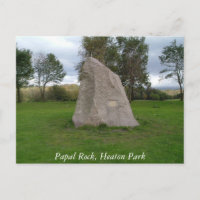 Papal Rock, carte postale de Heaton Park