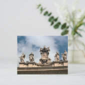 Papale armen over de ingang van St. Peter Briefkaart (Staand voorkant)