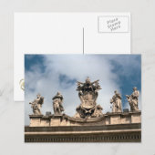 Papale armen over de ingang van St. Peter Briefkaart (Voorkant / Achterkant)
