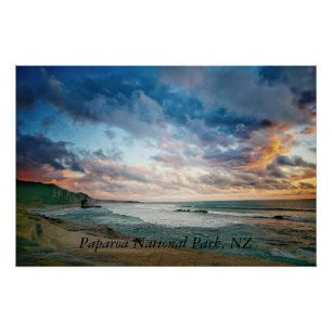 Paparoa Nationaal Park gelabeld Perfect Poster