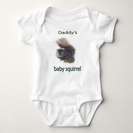 Papa's baby eekhoorn romper (Voorkant)