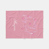 Papa's baby Girl persoonlijke tas Fleece Deken (Voorkant (Horizontaal))