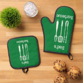 Papa's Barbecue Grilling Ovenwant & Pannenlap Set (Top down)