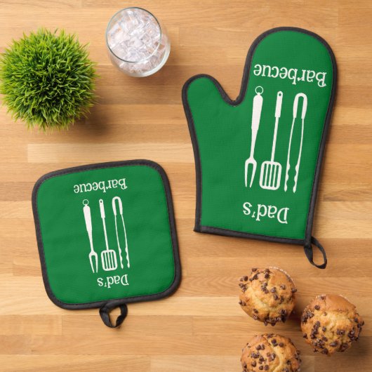 Papa's Barbecue Grilling Ovenwant & Pannenlap Set (Top down)