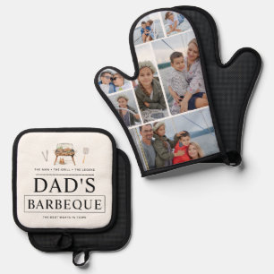 Papa's BBQ Barbecue   7 foto's Ovenwant & Pannenlap Set
