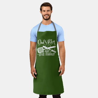 Papa's BBQ Grill Master Green Vaderdag Gift Schort