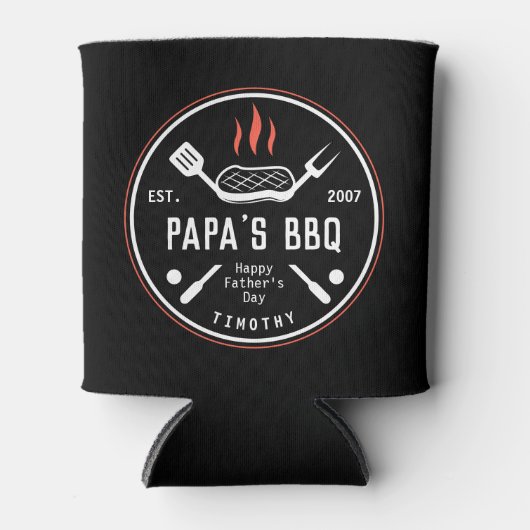 Papa's BBQ Vaderdag Koelbox Blikjeskoeler (Voorkant)