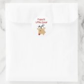 Papa's Beste T-shirts en cadeautjes Ronde Sticker (Tas)