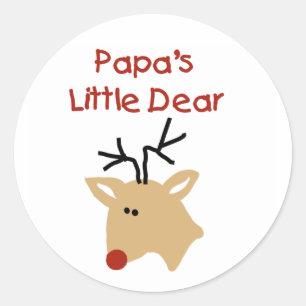 Papa's Beste T-shirts en cadeautjes Ronde Sticker