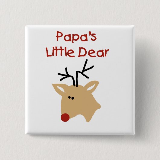Papa's Beste T-shirts en cadeautjes Vierkante Button 5,1 Cm (Voorkant)