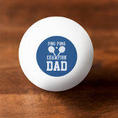 Papa's Blue Ping Pong Champion Custom Ball
