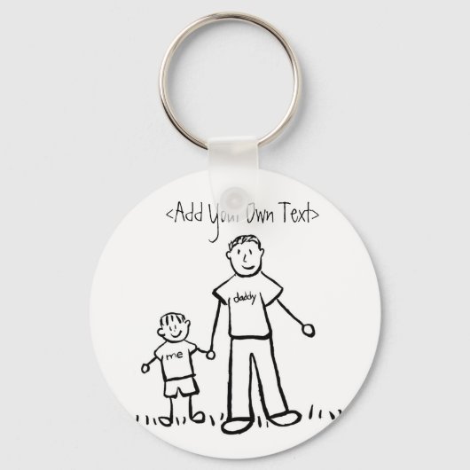 Papa's Boy Sleutelhanger (Voorkant)