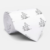 Papa's Boy Stropdas (Opgerold)