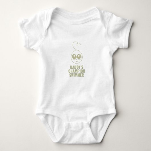 Papa's Champion Swimmer Romper (Voorkant)