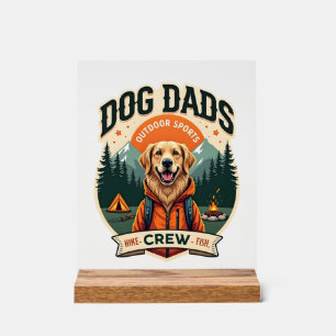 Papas Chien Vintage Équipe de Sports de Plein Air
