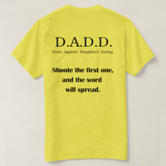 Papas contre des filles datant le T-shirt