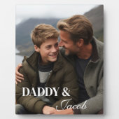 Papa's Day Plaque Fotoplaat (Voorkant)