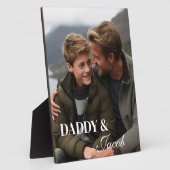 Papa's Day Plaque Fotoplaat (Zijkant)