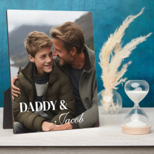 Papa's Day Plaque Fotoplaat
