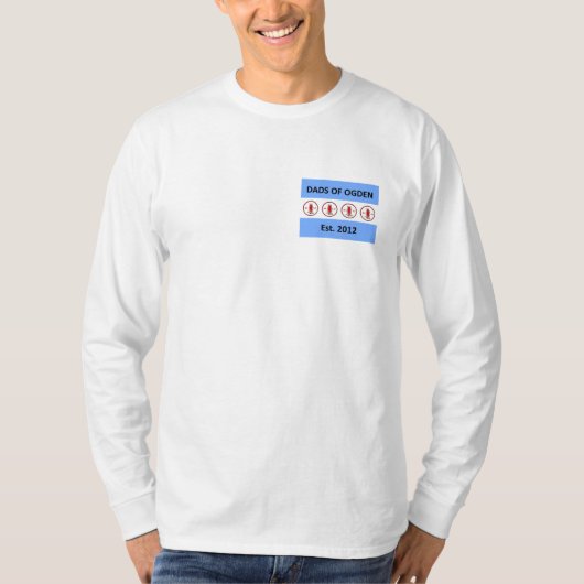 Papas de T-shirt Longsleeved d'Ogden - logo de (Devant)