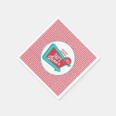 Papa's Diner Servetten - Retro Vaderdag (Hoek)