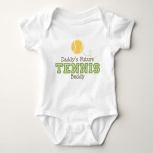 Papa's Future Tennis Buddy Baby Romper