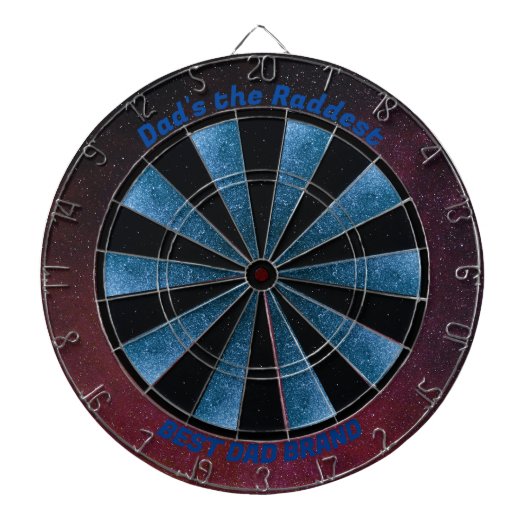 Papa's Galactische Kampioen Dartboard Dartbord (Voorkant)