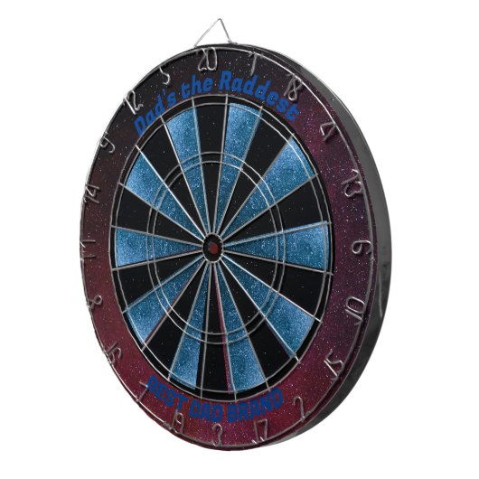 Papa's Galactische Kampioen Dartboard Dartbord (Voorkant Rechts)