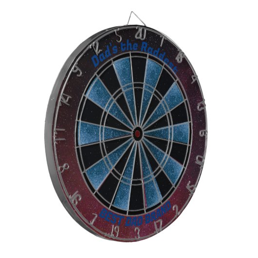 Papa's Galactische Kampioen Dartboard Dartbord (Voorkant Links)