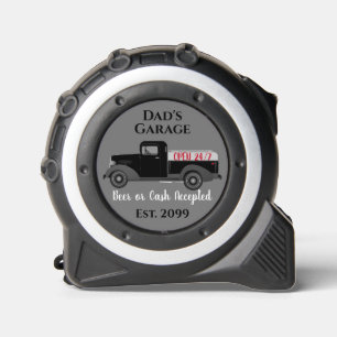 Papa's Garage Bier of Cash Accepted Tape Measure Rolmaat