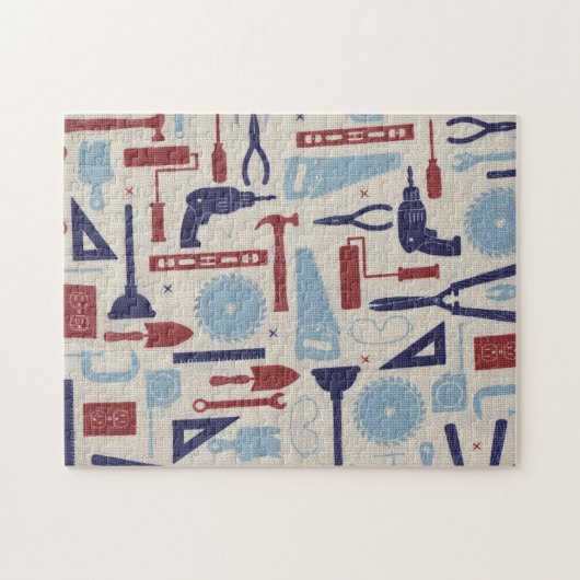 Papa's gereedschap legpuzzel (Horizontaal)