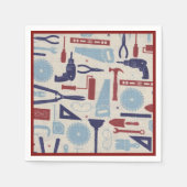 Papa's gereedschap servetten (Voorkant)