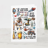 Papa's gereedschapskist van het leven kaart (Voorkant)